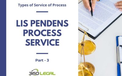 Lis Pendens Process Service – Part-3 in Series