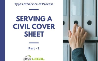 Civil Cover Sheet Service of Process- Part-2 in Series